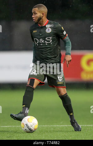 Wijdewormer, Nederland. 03 Maggio, 2019. WIJDEWORMER, 03-05-2019, calcio, AFAS Trainingscomplex, stagione 2018/2019, Keuken Kampioen Divisie, Sparta player Gregor Breinburg durante il match Jong AZ - Sparta (3-2) Credito: Pro scatti/Alamy Live News Foto Stock