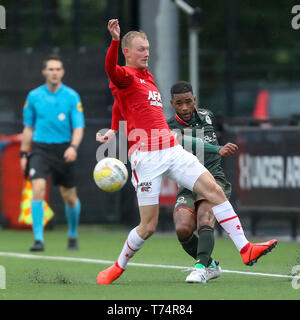 Wijdewormer, Nederland. 03 Maggio, 2019. WIJDEWORMER, 03-05-2019, calcio, AFAS Trainingscomplex, stagione 2018/2019, Keuken Kampioen Divisie, Sparta player Giliano Wijnaldum durante il match Jong AZ - Sparta (3-2) Credito: Pro scatti/Alamy Live News Foto Stock