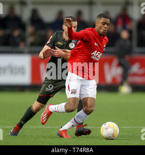 Wijdewormer, Nederland. 03 Maggio, 2019. WIJDEWORMER, 03-05-2019, calcio, AFAS Trainingscomplex, stagione 2018/2019, Keuken Kampioen Divisie, Jong AZ player Myron Boadu durante il match Jong AZ - Sparta (3-2) Credito: Pro scatti/Alamy Live News Foto Stock