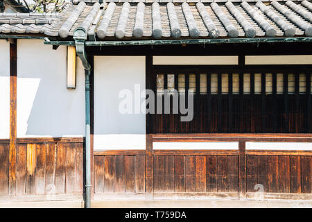 Casa Tradizionale a Kurashiki Bikan Quartiere Storico di Okayama, Giappone Foto Stock