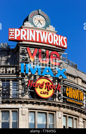 Il Printworks, luogo di divertimento, Manchester, Regno Unito Foto Stock