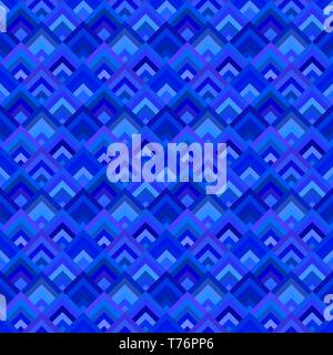 Blu diagonale perfetta del modello di forma vettore - mosaico grafica di sfondo Illustrazione Vettoriale