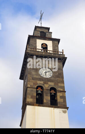 Chiesa a Buenavista del Norte, Tenerife, Isole Canarie, Spagna Foto Stock