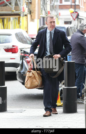 Londra, UK, 5 Maggio 2019.Adam price leader di Plaid Cymru visto presso la BBC Studios di Londra Credito: WFPA/Alamy Live News Foto Stock