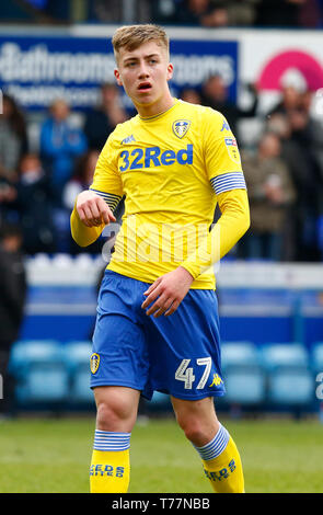 Ipswich, Regno Unito. 05 Maggio, 2019. IPSWICH, Regno UINTED. 05 Maggio, 2019 Jack Clarke di Leeds United durante Sky scommessa match del campionato tra Ipswich Town e Leeds United a Portman Road, Ipswich su 05 maggio 2019 Credit: Azione Foto Sport/Alamy Live News Foto Stock