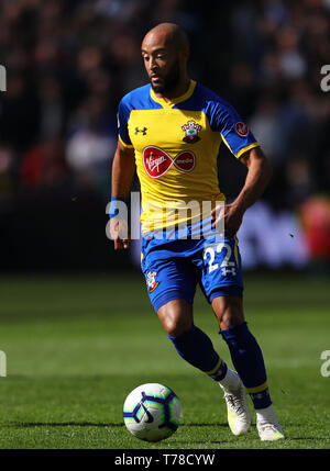 Nathan Redmond di Southampton - West Ham United v Southampton, Premier League, London Stadium, Londra (Stratford) - 4 maggio 2019 solo uso editoriale - Foto Stock