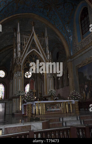 Costruito a partire dal 1580 e finite attorno al 1650 Santo Domingo monastero è uno dei più imponenti di stile coloniale e chiese in Quito Ecuador e. Foto Stock