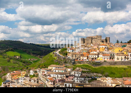 Il Castello di Melfi in Basilicata è uno dei più importanti castelli medievali in Italia Meridionale Foto Stock