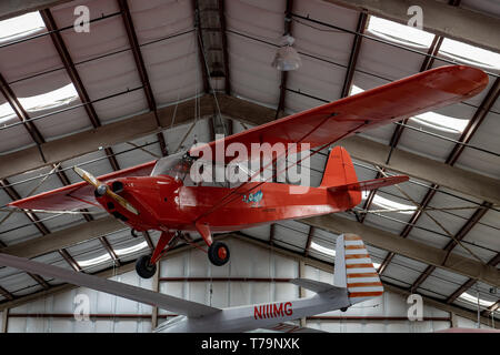 Taylorcraft L-2M Grasshopper al Pima Air & Space Museum di Tucson, Arizona, Stati Uniti d'America Foto Stock