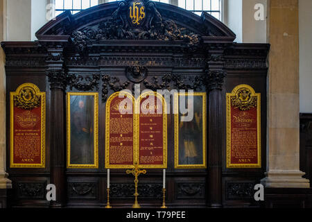 Chiesa parrocchiale di St Stephen Walbrook, 39 Walbrook, Londra Foto Stock