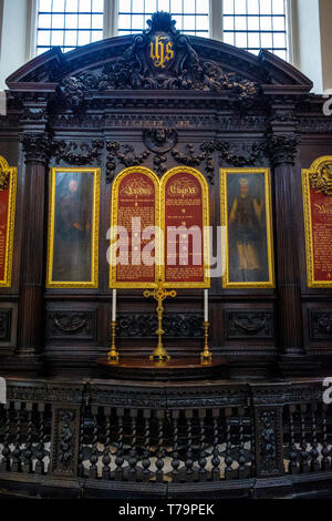 Chiesa parrocchiale di St Stephen Walbrook, 39 Walbrook, Londra Foto Stock