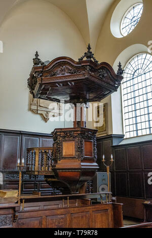 Chiesa parrocchiale di St Mary Abchurch, Abchurch Lane, Londra Foto Stock