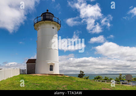 Punto Nobska Lighthouse, Cape Cod, Massachusetts, STATI UNITI D'AMERICA. Foto Stock
