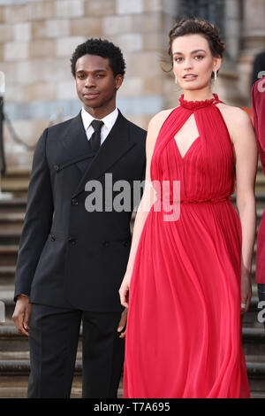 Il Nostro Pianeta Global Premiere tenutosi presso il Museo di Storia Naturale - Arrivi con: Emma Mackey, Kedar Williams-Stirling dove: Londra, Regno Unito quando: 04 Apr 2019 Credit: Lia Toby/WENN.com Foto Stock