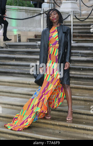 Il Global Premiere di 'il nostro pianeta" tenutasi presso il Museo di Storia Naturale - Arrivi con: Michaela Coel dove: Londra, Regno Unito quando: 04 Apr 2019 Credit: Mario Mitsis/WENN.com Foto Stock