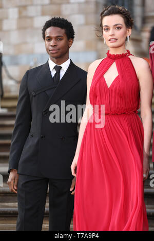 Il Nostro Pianeta Global Premiere tenutosi presso il Museo di Storia Naturale - Arrivi con: Kedar Williams-Stirling, Emma Mackey dove: Londra, Regno Unito quando: 04 Apr 2019 Credit: Lia Toby/WENN.com Foto Stock