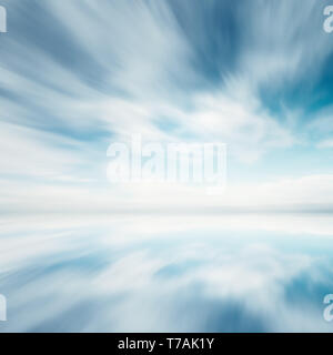 Bolivia cielo e acqua riflessioni a specchio Foto Stock