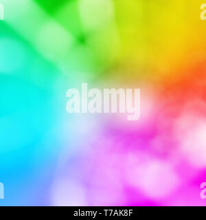 Colori arcobaleno blur Foto Stock