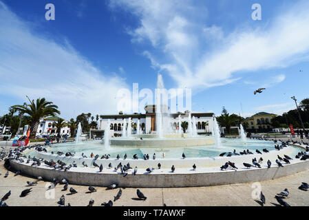 Mohammed V Square nel centro di Casablanca, Marocco. Foto Stock