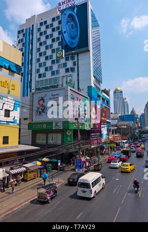 Phetchaburi Road, Ratchathewi, Bangkok, Thailandia Foto Stock