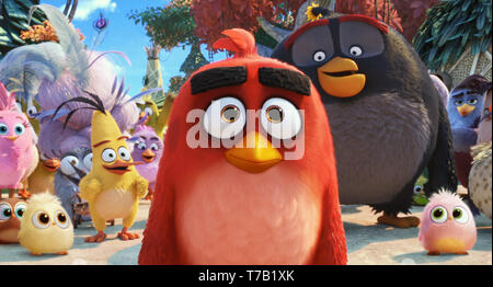 Angry Birds Movie (anche noto semplicemente come Angry Birds e rilasciato nel Regno Unito come tale) è un calcolatore 2016-commedia animata film basato su Rovio Entertainment videogioco della serie dello stesso nome Questa fotografia è per il solo uso editoriale ed è il copyright del film company e/o il fotografo assegnato dal film o società di produzione e può essere riprodotto solo da pubblicazioni in congiunzione con la promozione del film di cui sopra. Un credito per il film company è richiesto. Il fotografo deve anche essere accreditato quando noto. Foto Stock