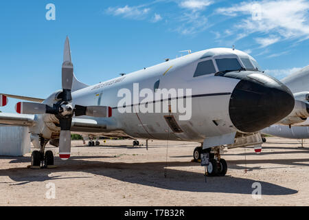 Lockheed VP-3A Orion (Marina) Pima Air & Space Museum di Tucson, Arizona Foto Stock