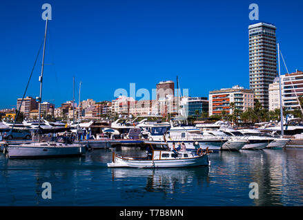 Puerto de Alicante. Comunidad Valenciana. España Foto Stock