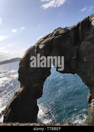 Nuovo Taiepi City, Taiwan - 3 Maggio 2019 : La Proboscide Rock presso la costa di Taiwan, Shenao, Nuova Taipei, Taiwan Foto Stock