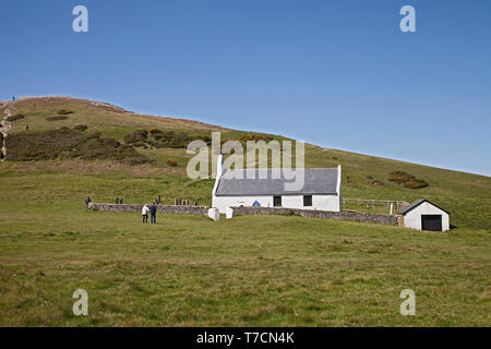 La Chiesa della Santa Croce, Mwnt, Ceredigion, Galles, UK. Foto Stock