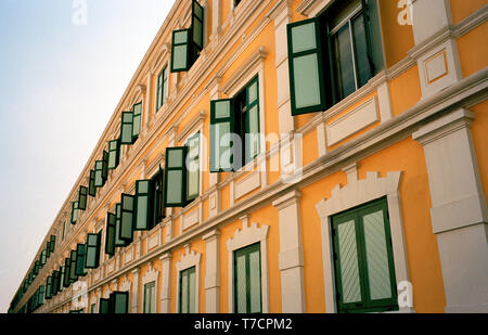 Antico Museo di Artiglieria a Bangkok in Tailandia in Asia del sud-est in Estremo Oriente Foto Stock