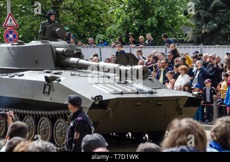 Sofia, Bulgaria - Maggio, 06, 2019: St. George's Day - La tradizionale parata militare a Sofia, in Bulgaria il 6 di maggio - Il giorno del coraggio. Foto Stock