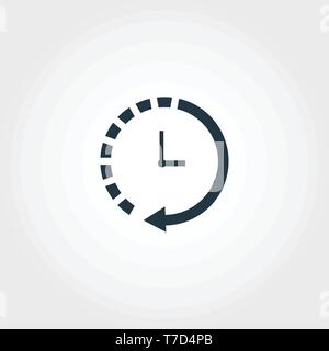 Icona di fasatura. Monochome design premium da parte delle imprese di raccolta di icone. UX e UI pittogramma semplice icona di fasatura Illustrazione Vettoriale