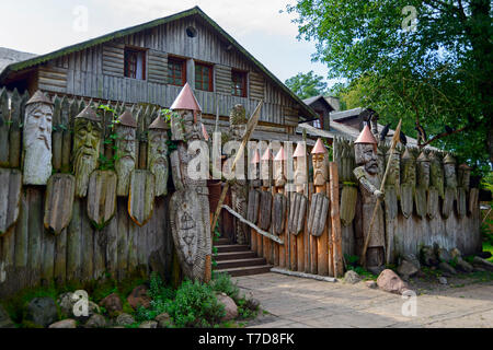 Galindia, Lago Beldany, Iznota, Ruciane-Nida, Warmia Masuria - Polonia Foto Stock