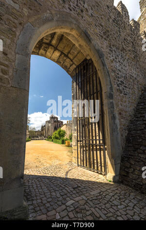 La visita del Convento di Cristo a Tomar, Portogallo Foto Stock