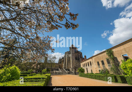 La visita del Convento di Cristo a Tomar, Portogallo Foto Stock