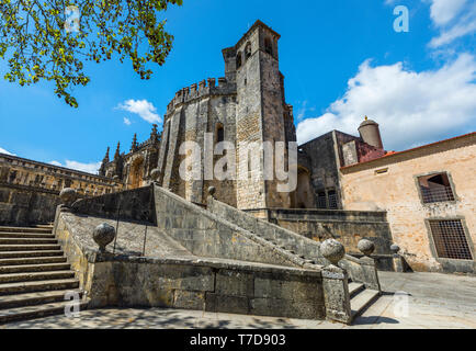 La visita del Convento di Cristo a Tomar, Portogallo Foto Stock