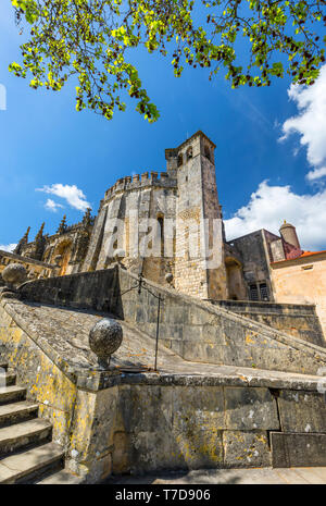 La visita del Convento di Cristo a Tomar, Portogallo Foto Stock