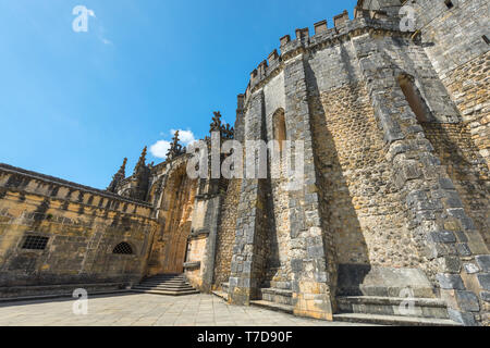 La visita del Convento di Cristo a Tomar, Portogallo Foto Stock