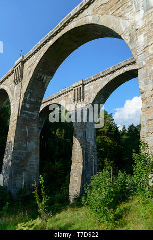 Viadotto vicino Stanczyki, Warmia Masuria - Polonia Foto Stock