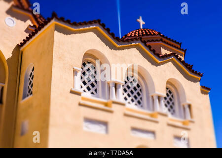 Chiesa ortodossa di facciata. Foto Stock