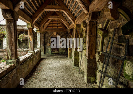 St Conan's Kirk, Chiesa di Scozia, si trova nella parrocchia di Loch Awe, Argyll and Bute, Scozia. Foto Stock