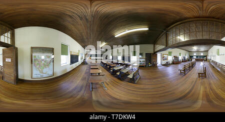 Visualizzazione panoramica a 360 gradi di 1 camera school house