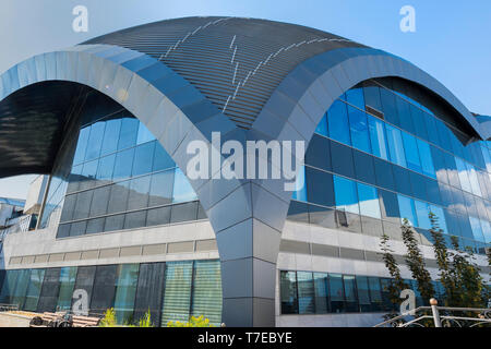 Macedonian Opera e Balletto edificio, Skopje, Macedonia Foto Stock