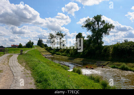 Jelenie, Elblag-Ostroda Canal, Warmia Masuria - Polonia Foto Stock