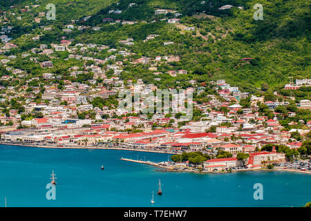 Charlotte Amalie, san Tommaso, Isole Vergini americane. Foto Stock