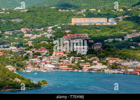 Charlotte Amalie, san Tommaso, Isole Vergini americane. Foto Stock