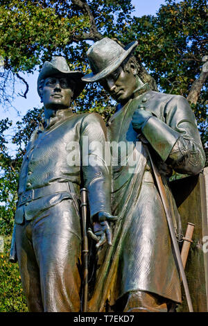 Un confederato memorial a "nel sud il causa persa" è raffigurato a Sciloh National Military Park, Sett. 21, 2016 in Silo, Tennessee. Foto Stock