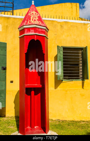 Fort Christiansvaern, Christiansted National Historic Site, Christiansted, St. Croix, Isole Vergini americane. Foto Stock