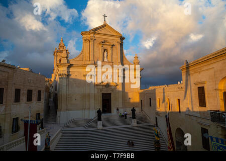 Malta, Gozo, Victoria (Rabat), Cittadella Vecchia Foto Stock