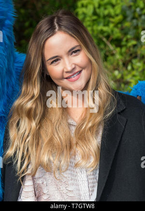 Gli arrivi di celebrità per WONDER PARK @ Chessington World of Adventures Resort presenta: Jacqueline Jossa dove: Londra, Regno Unito quando: 06 Apr 2019 Credit: Phil Lewis/WENN.com Foto Stock